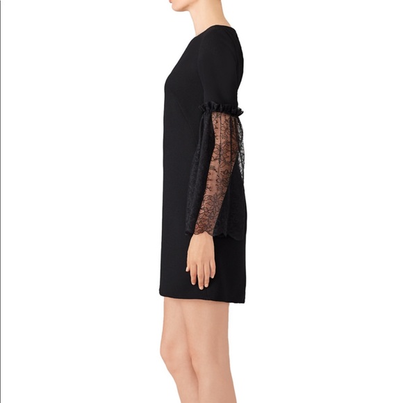 Slate & Willow Black Lace Aline Dress - Size 8 - Picture 3 of 3